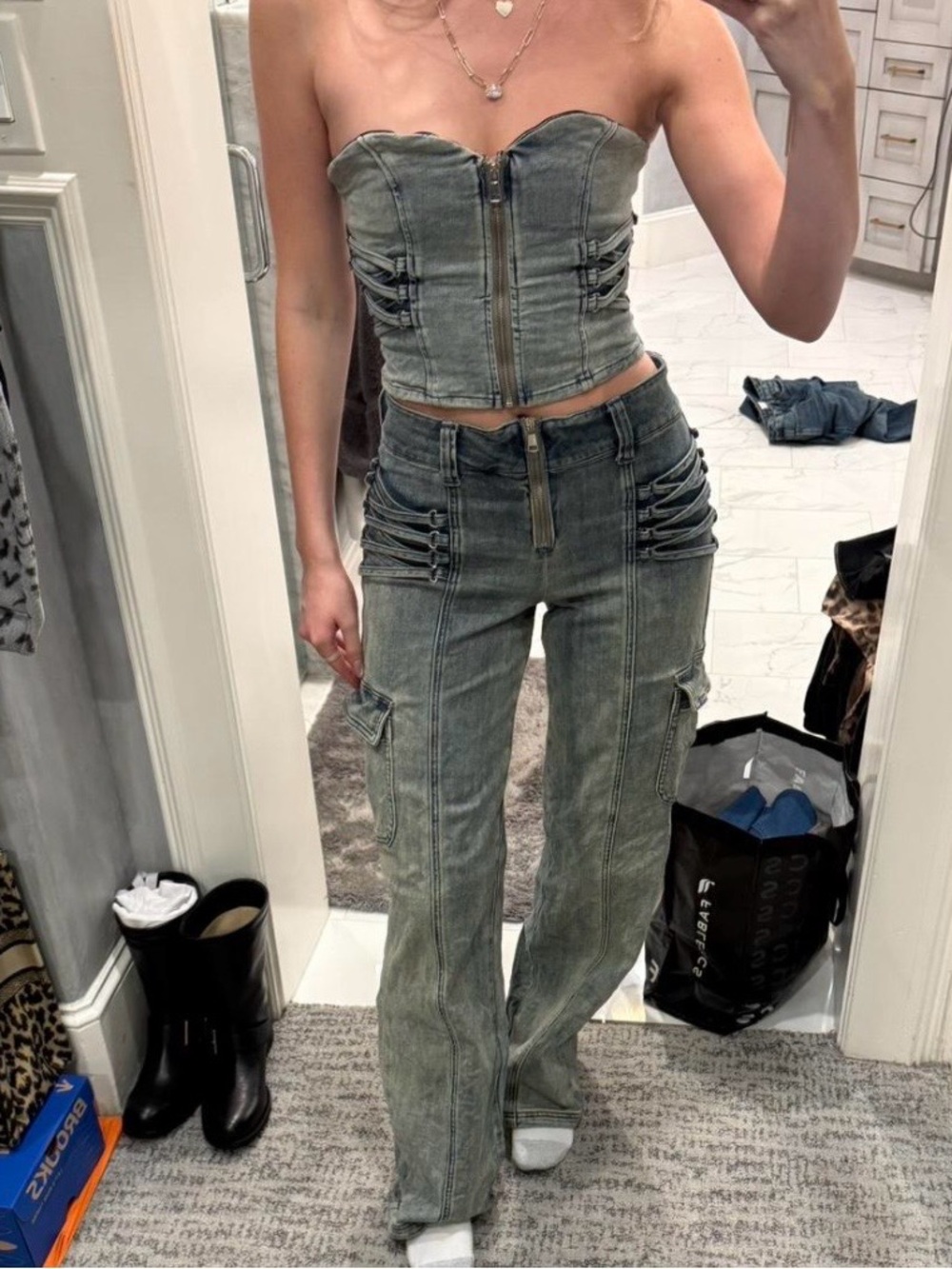 Outcast denim set